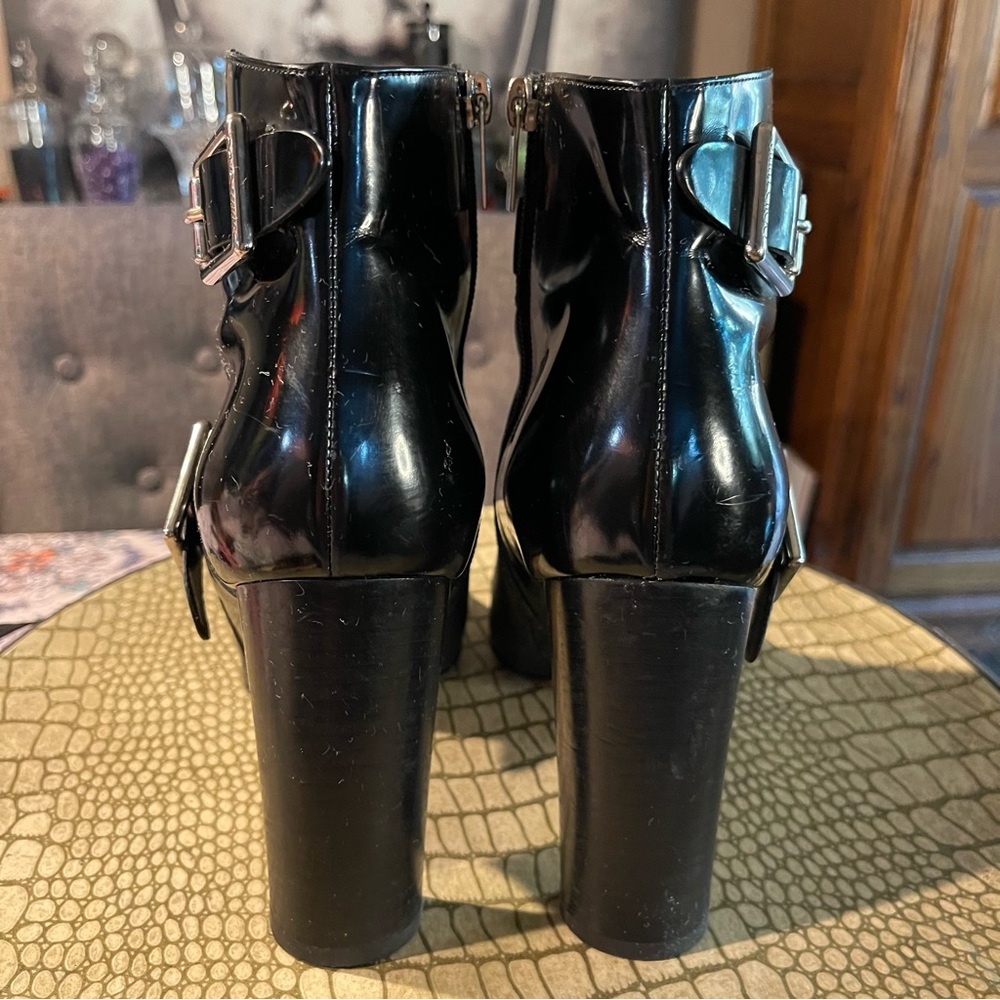 Jimmy Choo | Black Leather Ankle Boots Size: 39 - Picture 3 of 10
